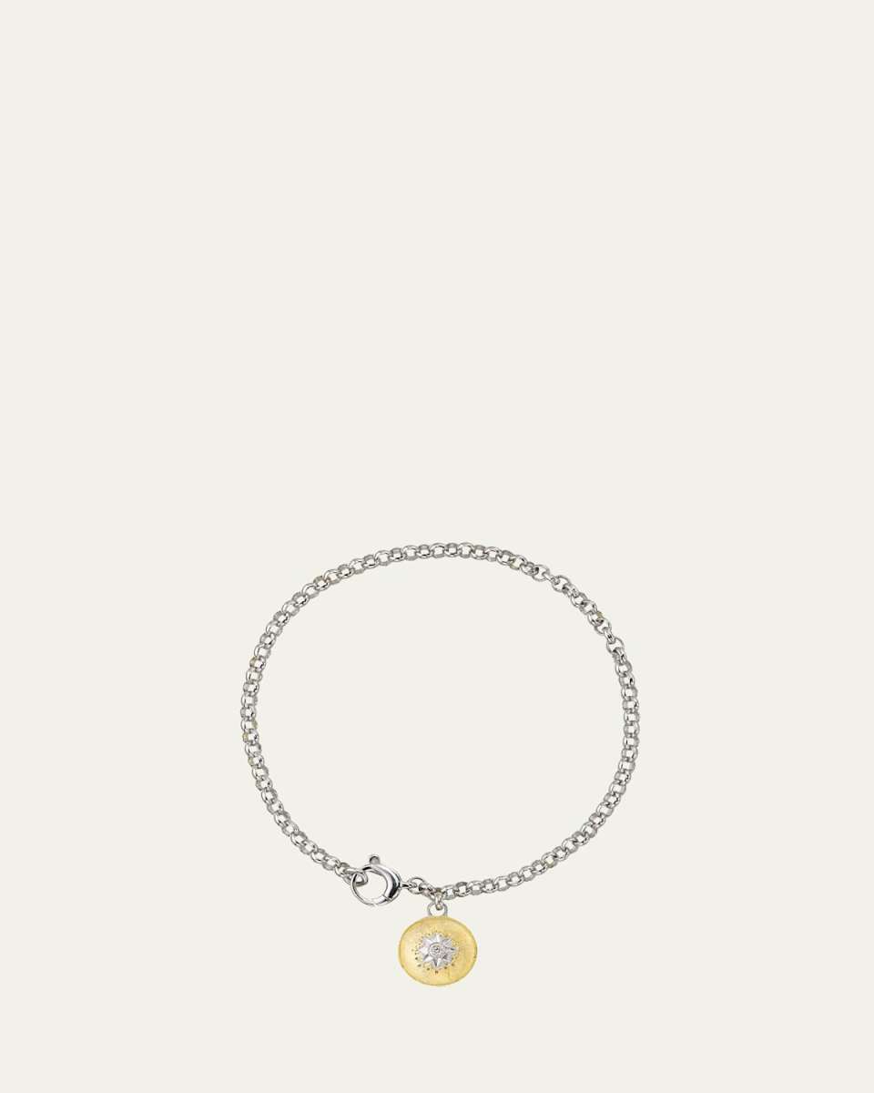 Macri Classica Diamond Charm Bracelet